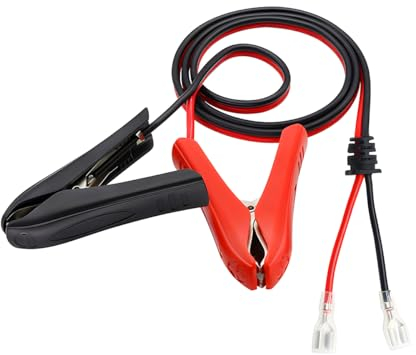 CGEAMDY Batterie Krokodilklemmen Mit Kable 1m, Krokodilklemmen Krokodilklemmen 12 V 24 V überbrückungskabel, Für Kfz Wechselrichter, Autobatterie, Anderes Gerät