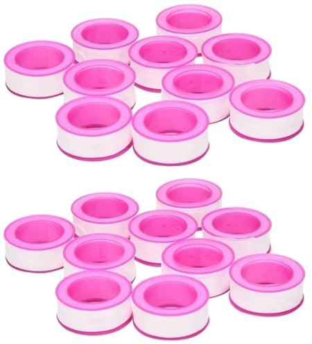 YUKORT Klempner-Band 20PCS Wasserhahn Dichtung Gewinde Band Rolle Sanitär Klempner Fitting for Wasser Gas Pipeline Link Dicht Band Versiegelungen Wasser Rohr Dichtband Band (Color : 20pcs)