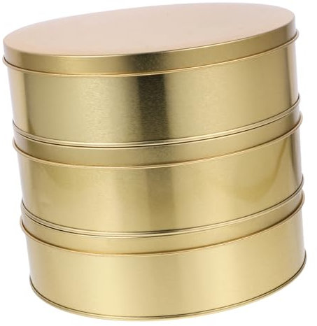 CHILDWEET Urlaubsvorräte 3St Weihnachtsdose aus Weißblech Keksdosen mit Deckel Kekse Weihnachtskeksdosen Fall Süßigkeitendosen für den Urlaub Ofen Geschenkbox Süßigkeiten Box Metall