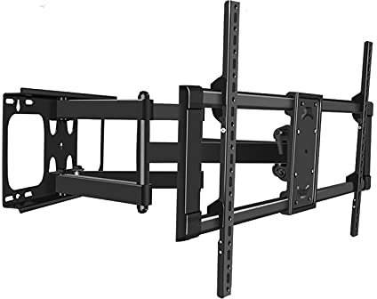 Supporto TV Staffa di montaggio TV Full Motion Bracci articolati universali Girevoli Inclinazioni Estensione Rotazione Supporto TV per la maggior parte dei televisori a schermo piatto LED LCD da 50-