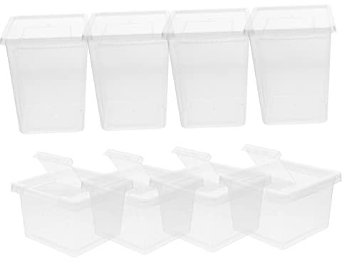 BESPORTBLE 8 Stück Reptilien Fütterungsset Aus Robustem Pp Mit Transparenter Belüftungsbox Für Kleine Spinnen Und Eidechsen Multifunktional Für Reptilienaufzucht Und Kleintiere