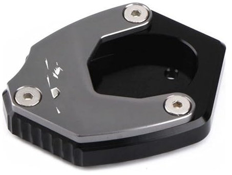 Für K&awasaki Z H2 ZH2 Zh2 2020-2021 Motorradständer Seitenständer Fußvergrößerungspolster Seitenständervergrößerer Ständerpolster-Verlängerung(Grey)