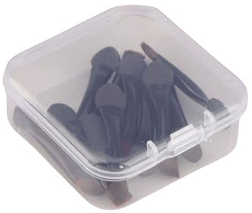 Set di 10 pennelli da trucco piccoli applicatori per ombretto, spugne per trucco, pennello per ombretto a doppia faccia per donna e ragazza