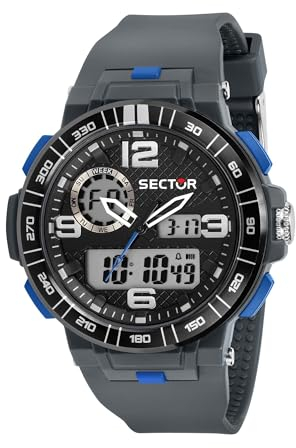 Sector No Limits Orologio Digitale Quarzo Uomo con Cinturino in Plastica R3251532002