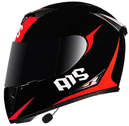 Modulare Motorradhelme,Motorrad-Integralhelm Motorradhelm Herren- Und Damen-Integral-Bluetooth-Sporthelm Schutzhelm DOT/ECE-Zulassung E,M