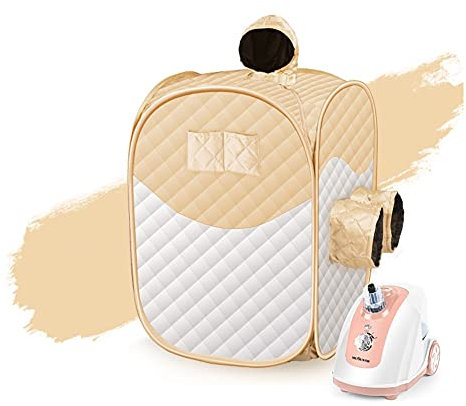 MiduoHu Portátil Sauna de Vapor SPA Cabina, Juego de Sauna Calor Rápido Calentador portátil Sauna Caja Interior Plegable Adelgaza la Máquina para Dos Personas para Desintoxicación (Color : 2)