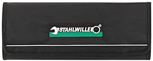 STAHLWILLE Rolltasche leer für Schraubenschlüssel | Werkzeugtasche mit 12 Fächern | Roll-Up Case Textiltasche