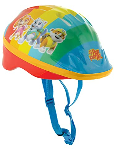 Paw Patrol Kinder-Fahrradhelm, offizielles Lizenzprodukt, Robustes EPS-Innenmaterial, größenverstellbar, belüftete Schale zur Kühlung, geeignet für Kopfgrößen 48-52 cm