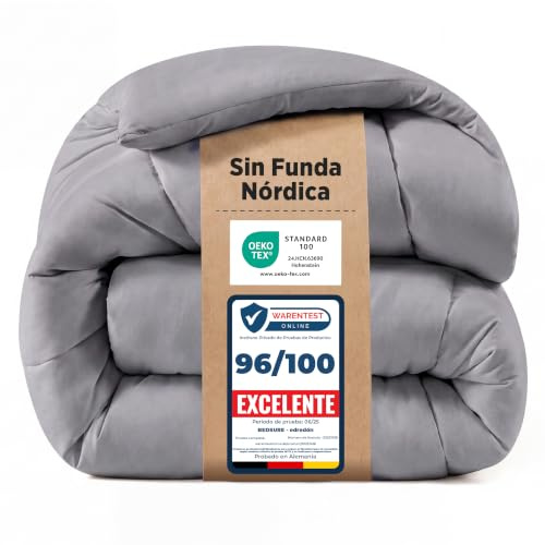 BEDSURE Bettdecke 155x220 Winterdecke 450gsm - Warm Winterdecke, Grau | Oeko-Test Zertifiziert Bettdecken, Weiche Microfaser Schlafdecke, Winterdecke, für Winter, Waschbar Dicke Winterbettdeck