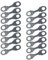 16pcs Fusibles Planos para Coche Fusible Plano Fusibles Lamina 30A 40A 50A 60A 70A 80A 100A 110A 125A 150A para Automóviles Camiones Vehículos de Construcción Autobuses Caravanas (50A)