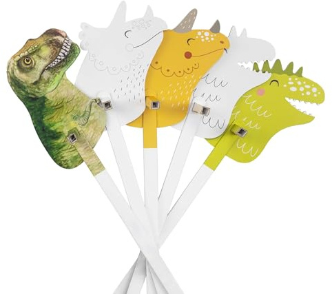 FOLDZILLA Steckenpferde Set aus Pappe 115 x 40 x 25 cm Hobbyhorse - Dino
