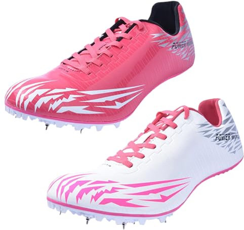 Zeihyeurus Zapatillas Deporte Atletismo con Clavos,Zapatillas De Pista Y Campo para Hombre,Transpirable,MáS Ligero Y MáS Adecuado para La Arena,Resistencia Al Desgaste,para Running Adulto Training