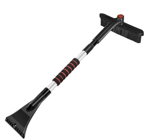 MODADA Pala quitanieves Pala Quitanieves para Coche Pala Quitanieves Telescópica Giratoria Limpieza Pala Quitanieves Multifuncional Herramientas para Barrer Descongelar Nieve Pala de Nieve