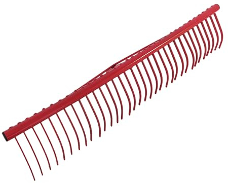 NG NICCOLAI RASTRELLO PER TAPPETO ERBOSI 34 DENTI FINIIN METALLO CON O SENZA MANICO IN LEGNO MADE IN TALY (SENZA MANICO)