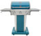 Kenmore Gasgrill I Gas Grill 3-Brenner mit klappbaren Seiten und Deckel I Gas Barbecues für Outdoorküche | Gartengrill mit Gas | 51,6 x 129,5 x 114,3 cm | Edelstahl Grill | Blau