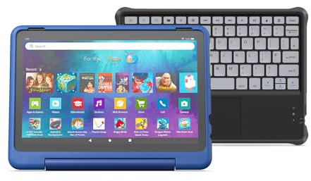 Amazon Fire HD 10 Kids Pro tablet + Made For Amazon Kids Wireless Bluetooth Keyboard