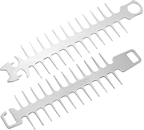 Happyyami 2 Pièces Bâtonnets De Barbecue Brochettes Pour Piquets De Tente Pour Sol Dur Brochettes De Gril Pour Gril Extérieur Articulation Corbeille Mini Guimauves Tacos Acier Inoxydable 304