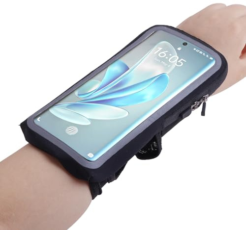 Mgoodoo 7 Inch Phone Armband Wrist Bag for Running Jogging Gym Workout