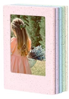 Farbenfroher magnetischer Bilderrahmen für Kühlschrank, kompatibel mit Fujifilm Instax Mini 12/11/99/90/40/9/8/7/Liplay/EVO Filmen, Mini-Bilderrahmen für 54 x 86 mm Fotos (5)