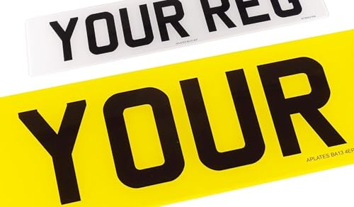 Number Plates | 2D | 3D | 4D | UK Legal | Borders | Badges (Front Plate)