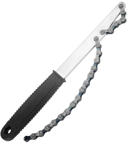 DEKKRYNFV Herramienta de extracción de volante de bicicleta, cassettes, llave de bloqueo, látigo de cadena para reparación de bicicletas de carretera, herramienta de látigo de cadena