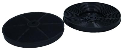 JCSPARES® - Kit 2 Pezzi | Filtro ai Carboni Attivi Antiodore Rotondo Diametro 175 mm Altezza 20 mm per Cappa Aspirante Cucina Compatibile con Glem per Modelli GHC631IX Ed Ulteriori