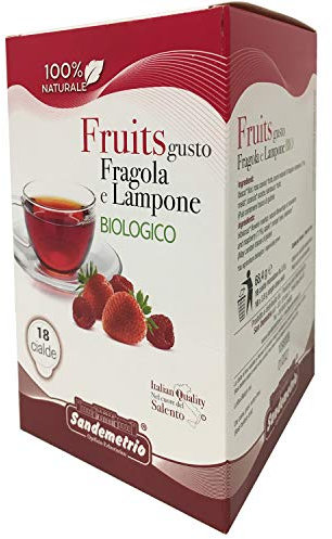 18 Cialde Filtro Carta 44Mm Sandemetrio Tisana Bio Fragola E Lampone
