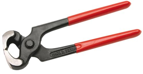 Dönges Pince à arêtes DIN 5241, isolée par immersion, 200 mm 29041200 (pince à ongles, pince coupante, pince de dentition), acier spécial forgé à l'huile, lames trempées par induction