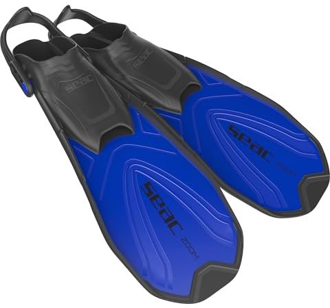 Seac Zoom, Palmes Courtes pour Adultes et Enfants pour la Natation et Le Snorkeling
