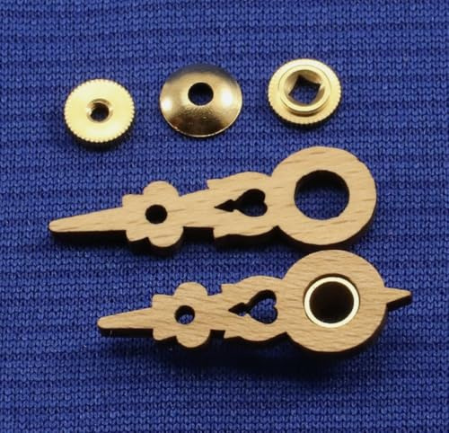 Kuckucksuhr-Ersatzteil-Set aus Holz, passend für Regula-Uhrwerke für 80 mm oder 3 1/8 Zoll Zifferblatt mit Muttern