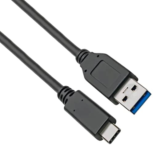 PremiumCord Cavo di Collegamento USB 3.2 Gen 2, Cavo Dati Superspeed ​​Fino a 10 Gbit/s, Cavo di Ricarica Fino a 3 A, Potenza 60 W, USB Tipo A Maschio a USB Tipo C Maschio, Colore Nero, Lunghezza 1m