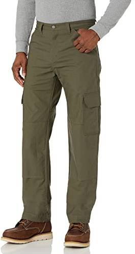 Dickies Men's DuraTech Ripstop Cargo Pants – Rugged Outdoor Work Pants with Tool Pockets for Tactical, Landscaping, Field Use, Moss Green, 32W x 30L