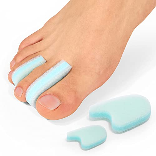 12 Packs Foam Toe Separator - Kimihome Toe Gasket-Redress Overlapping Toes, Prevent Friction and Release Pressure, Relieve The Pain Caused by Bunions