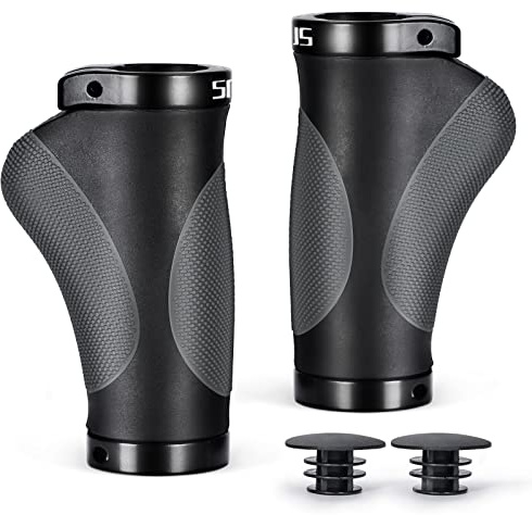 Bike Grips Rubber Ergonomic Antislip Handlebar Grips for MTB Bicycle Mountain
