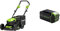 Greenworks GD40LM46SP Self Propelled Cordless Lawnmower with Brushless Motor for Larger Lawns up to 600m², 46cm Cutting Width, 55L Bag WITHOUT 40V Battery and Charger & 40V Battery G40B4