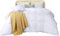 Utopia Bedding 220 x 240 cm, edredón de Microfibra para Estar cómodo Todo el año, edredón Extremadamente Suave (Blanco, Cama 135/150)