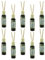 Mi Dekor Pack 10 Ambientador Mikado Difusor de Varillas de Ratan Fragancias para el Hogar Esencia Aromaterapia Salon, Habitación, Cocina, Hogar (50ML, WHITE JASMINE)