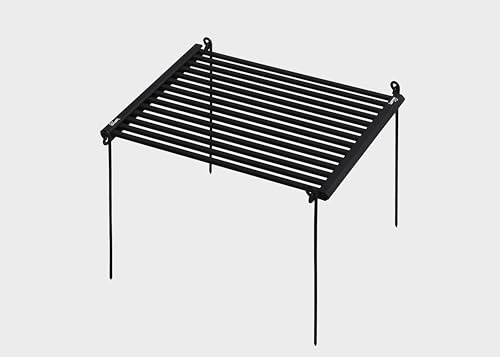 Bison Gears Rolling BBQ Grill for hiking, backpacking and camping/Portable and Folding Grill with Small Fire