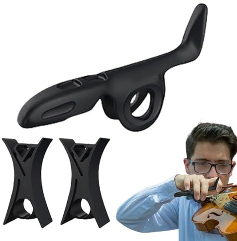 Lehrmittel für Bratschenbögen, Korrektor für Geigenbögen | Praktischer Geigenbogengriff, Geigenlehrhilfe,Wiederverwendbare Violin-Anfänger-Korrektor-Bogenhalte-Lehrhilfe für Violine und Viola