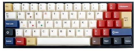 JSJT PC Transluzent Tastenkappen-Set-7 Farbe Vintage Mixed Light Themen-Tastenkappen, 186 Tasten Bunte Kirschprofil ISO Tastenkappen, geeignet für Cherry Mx Switch Mechanische Tastatur Tastenkappen