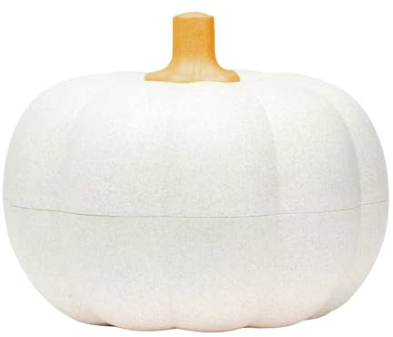 Pumpkin Snack Tray - Halloween Pumpkin Food Bowl, Decorative Column Holder | Perfect For Fruits, Nuts, Candy And Christmas Treats, Festive Serving Dish For Holidays, Ra