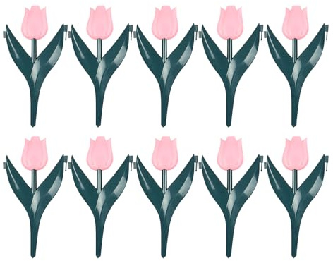 Cercado para Parterres | 10 Piezas Valla de Jardín,Decoración para Huerto Patio Jardín Trasero Granja y Horticultura