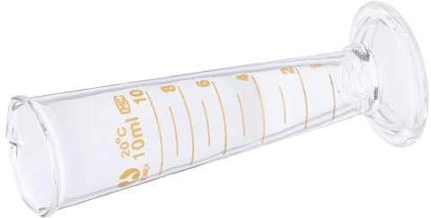 BESPORTBLE Bicchiere Misurino Graduato in Vetro per Laboratorio e Cucina Trasparente con Scala Chiara per Misurazioni Precise di Liquidi e Ingredienti Utile per Cottura e Uso Colore Casuale