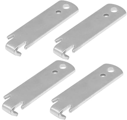 DIYEAH Tensor de Cable Metálico para Cercas Agrícolas, Kit de 4 Piezas Ajustable y Reutilizable, Herramienta Portátil para Torsión de Alambre de Acero Resistente, Uso en Jardín y Rancho