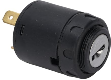 Eujgoov Ersatz-Zündschalter, 4-Positionen-Universal-Schlüsselschalter, 12 V, für EZS130-Gabelstapler mit Regensicherem, Stoßfestem, Staubdichtem ABS-Material