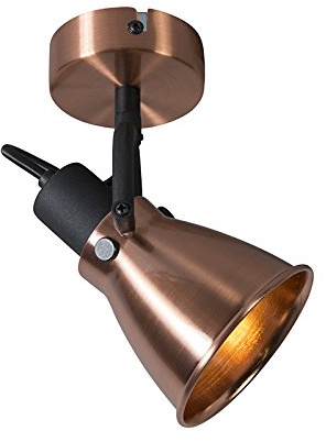 Qazqa - Classic Spotlight Ceiling Copper - Jos 1- - Classic I Antique - Suitable for LED E14 | 1 Way Light - Steel Surface-Mounted spotway Light - Suitable for Kitchen I Bedroom I