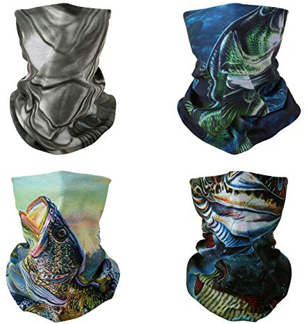 SMEHCF 4 Bandana Multifonctions Couvre-Chef Sans Soudure Elastique Tube Bandeaux
