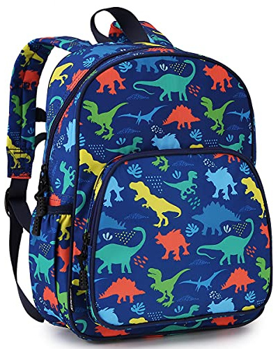 RAVUO Mochila Niño, Linda Mochilas Escolares Niños 8-12 Años Impermeable Mochila Infantil con Correa Pecho Ligero Mochila Dinosaurios para Guarderia Primaria Preescolar