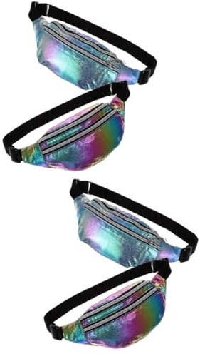 SOIMISS 4stücke Titel Fanny Pack Modische Hüfttasche Für Männer Und Frauen Verstellbare Umhängetasche Mit Reißverschluss Für Shopping Reisen Freizeit