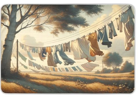 Peaceful Laundry Day Beige Urinenzunterlage für Bett, groß, wasserdichte Inkontinenzeinlagen für Bett, waschbare Inkontinenzeinlagen
